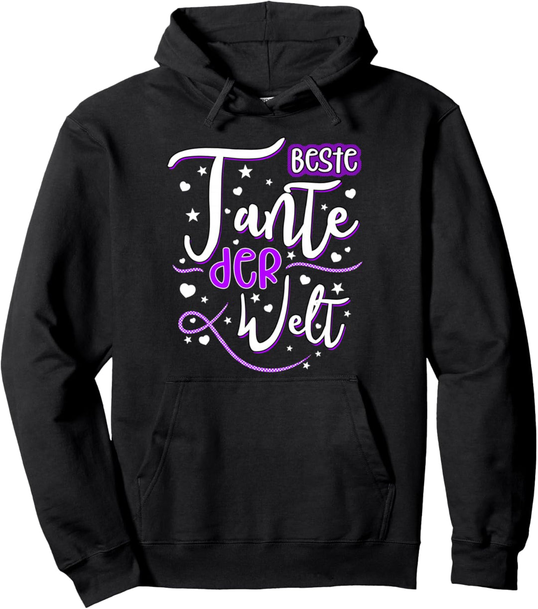 Hand gezeichnet - Beste Tante der Welt Pullover Hoodie