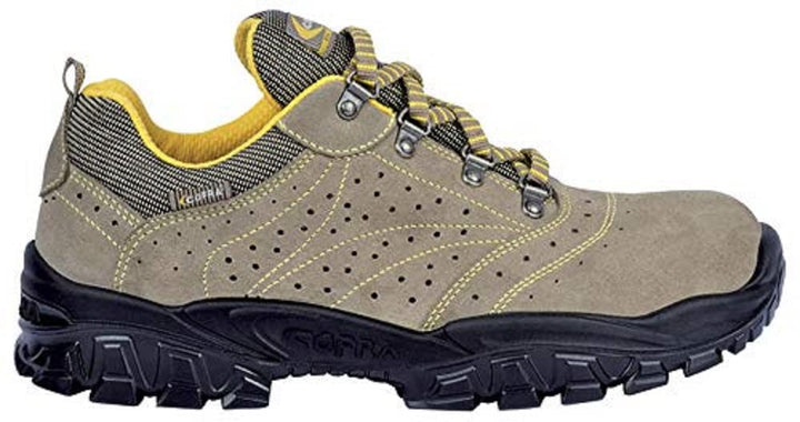 Cofra NT060-000.W44 NEW NILO S1 P SRC Sicherheitsschuhe, Beige/Gelb, Grösse 44 44 EU, 44 EU