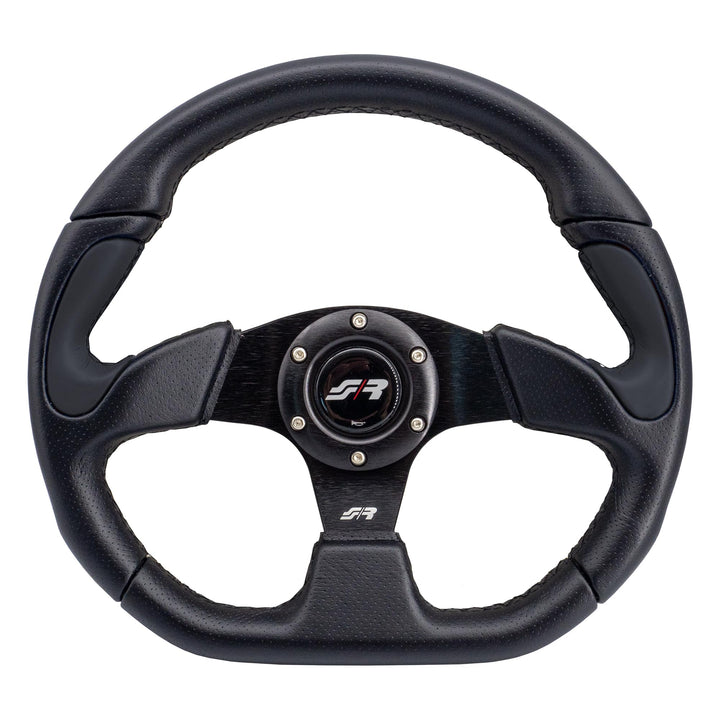 Simoni Racing X2330PUN/P X2 Black Universal Steering Wheel, Schwarz
