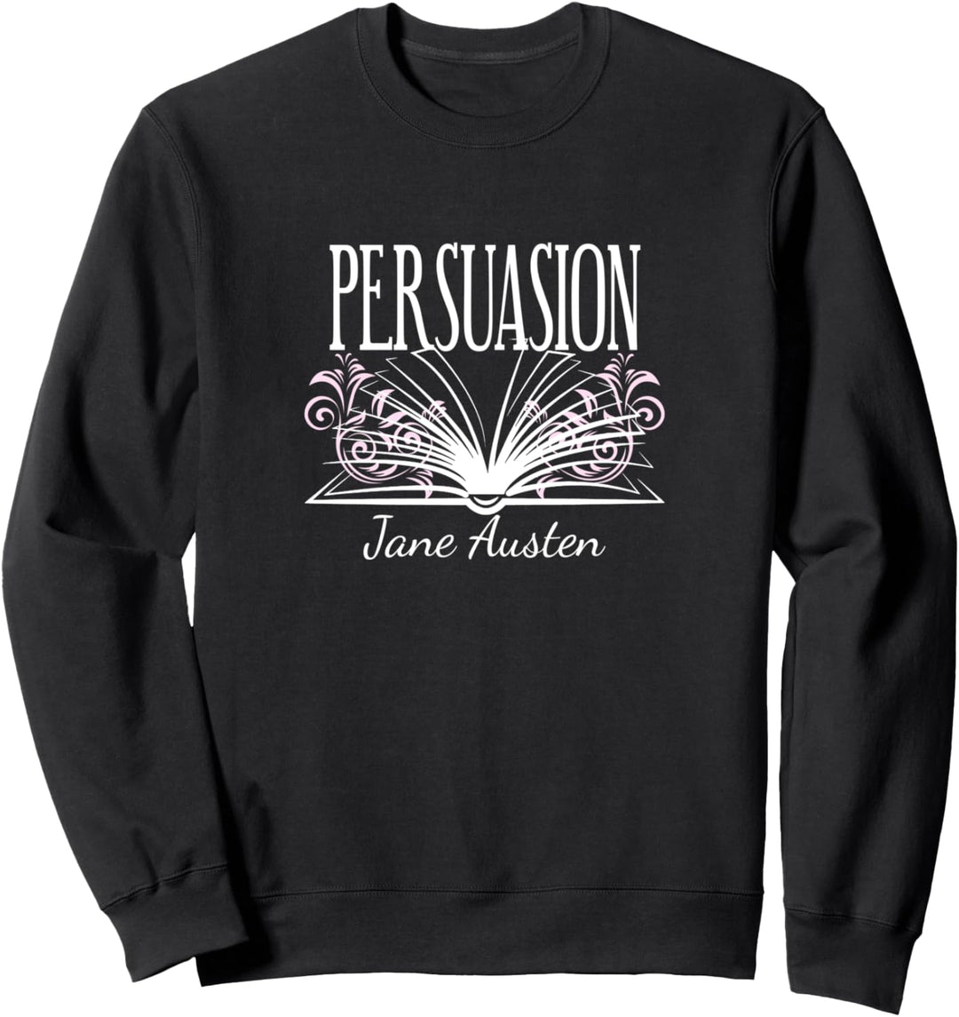 Jane Austen Persuasion Romantic Novel Book Club Mr. Darcy Sweatshirt
