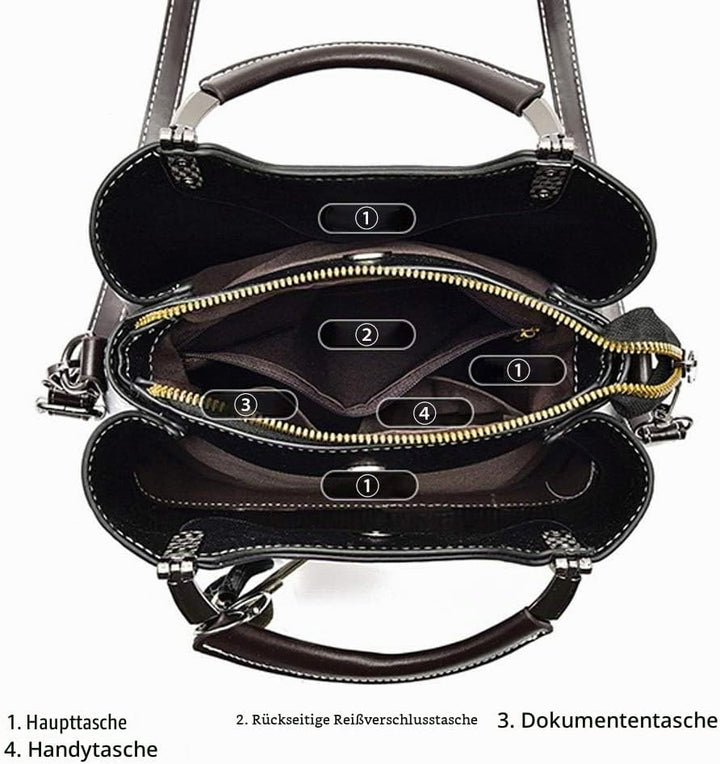BUKESIYI Damen Tasche Umhängetasche Handtasche Frauen Klein Schultertasche Weekender Lack PU Leder C