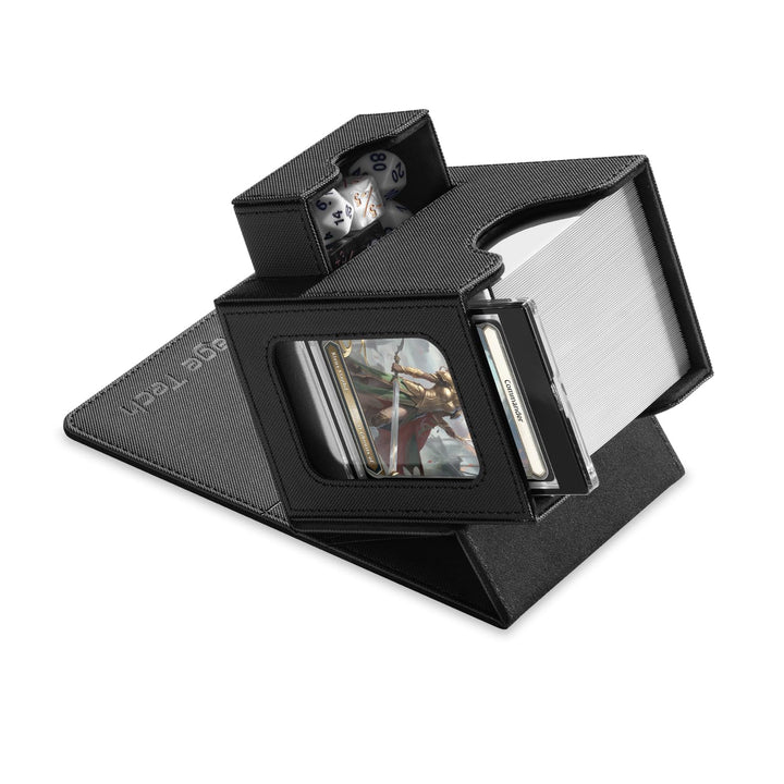 Card Deck Box für MTG Commander – Patentiertes Design, Commander Display, passend für 100 Doppelarmk