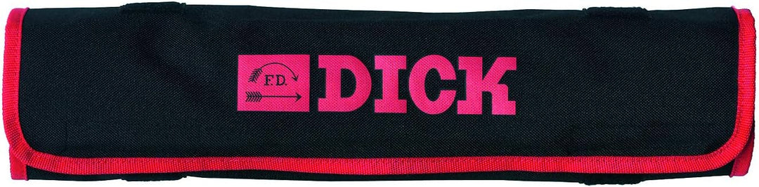 F. DICK Werkstattfeilensatz 5-teilig (inkl. Rolltasche, Feilen mit 2 K Griff, Hieb 2, geeignet für H