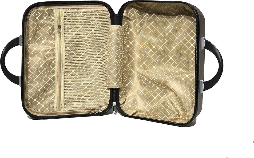 CELIMS Französische Marke – Set mit 5 Koffern aus festem Material, Champagner (5806), Lot