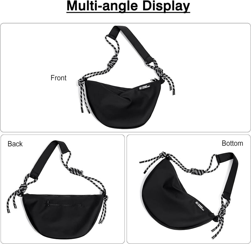 FANDARE Ultraleicht Umhängetasche Damen Herren Schultertasche Messenger Bag Grosse Kapazität Crossbo