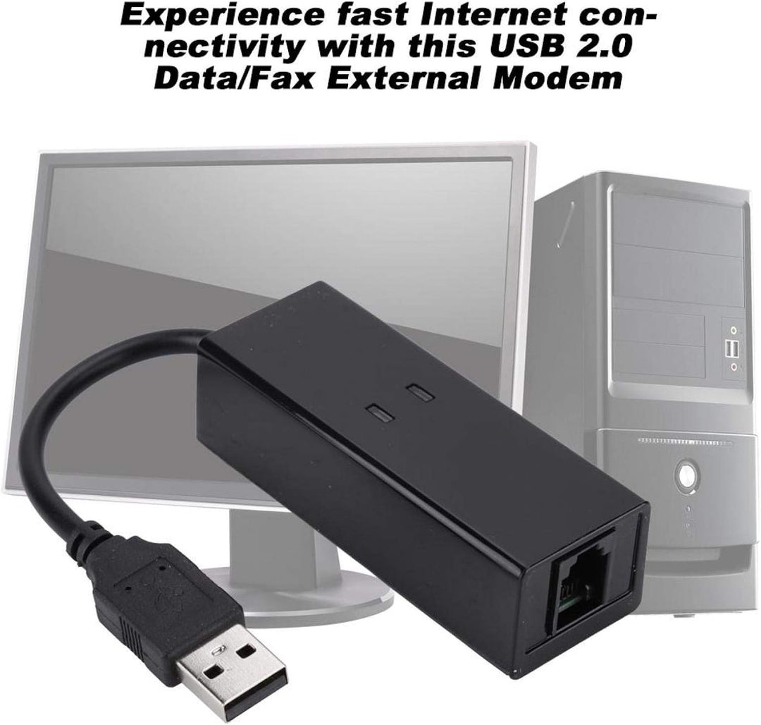 Datenmodem, USB 2.0 V.92 Faxmodem, 56K Externes Modem Unterstützt Anrufer-ID, Für X, Für Vista, Für