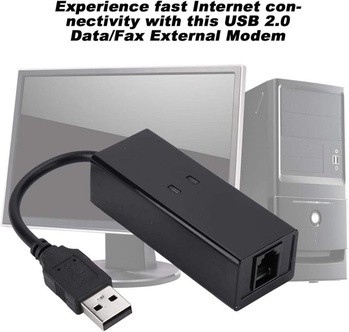 Datenmodem, USB 2.0 V.92 Faxmodem, 56K Externes Modem Unterstützt Anrufer-ID, Für X, Für Vista, Für