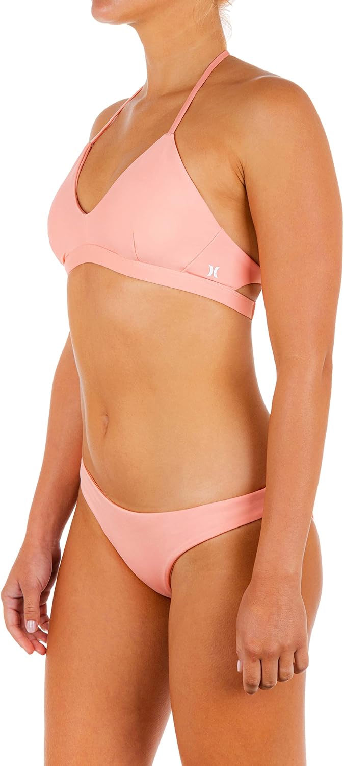 Hurley Damen W Moderate Bikini BTM Bikini Bottoms M Habanero-rot, M Habanero-rot