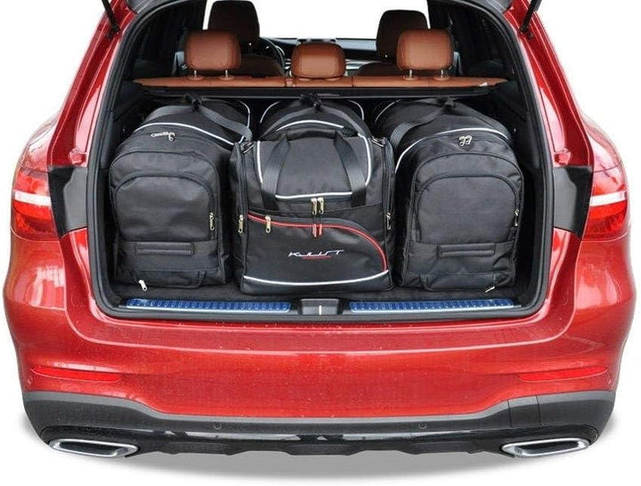 KJUST Kofferraumtaschen 4 stk kompatibel mit MERCEDES-BENZ GLC X253 2015-2022