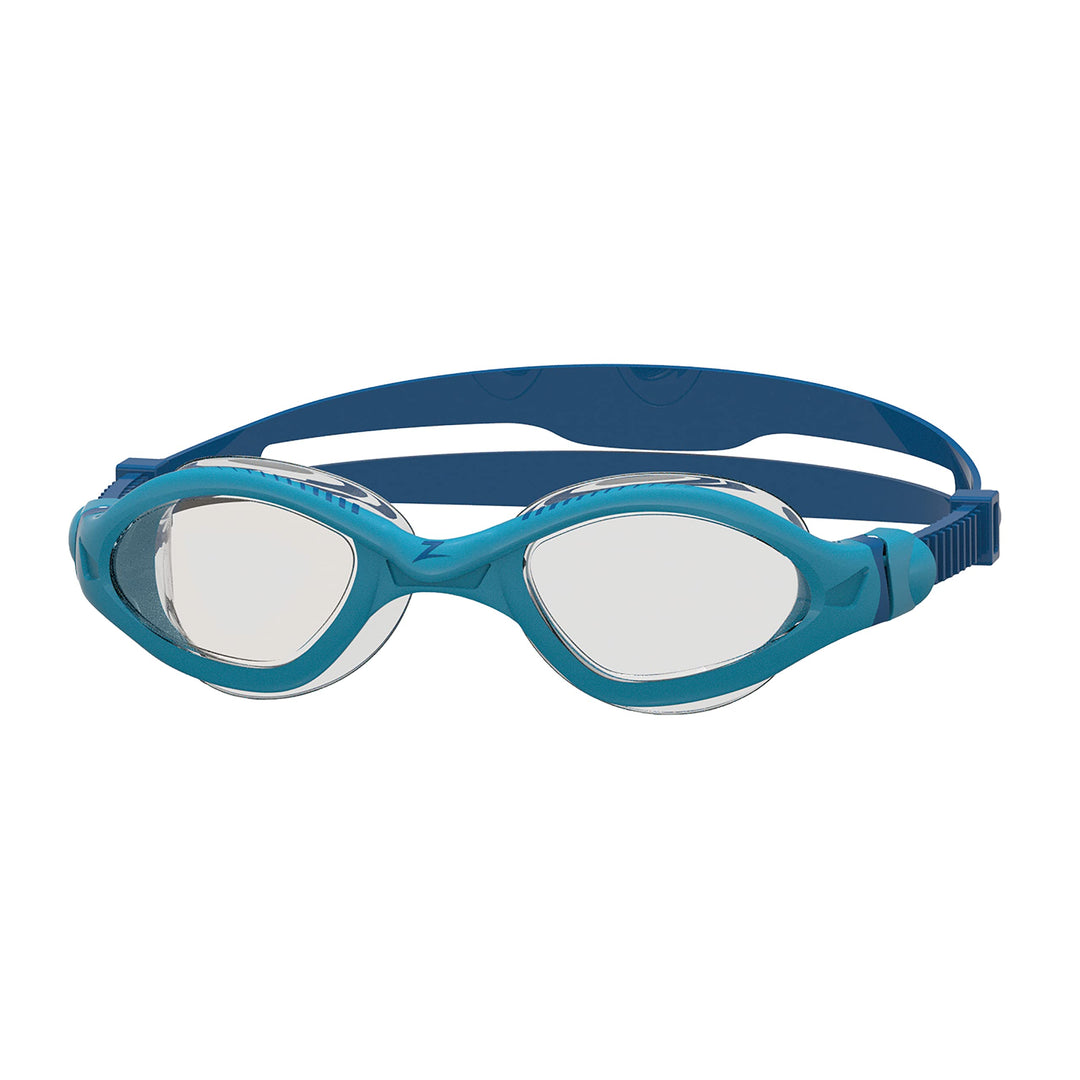 Zoggs Unisex Tiger Lsr+ Spiegel Schwimmbrille für Erwachsene Einheitsgrösse Blau/Blaues Reef/Transpa