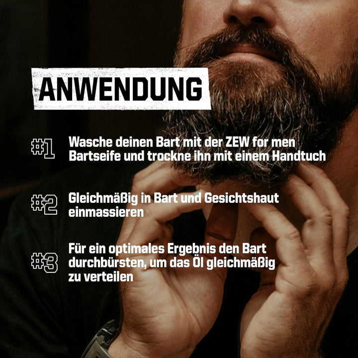 ZEW for Men Beard Oil Jameson Black Barrel x ZEW