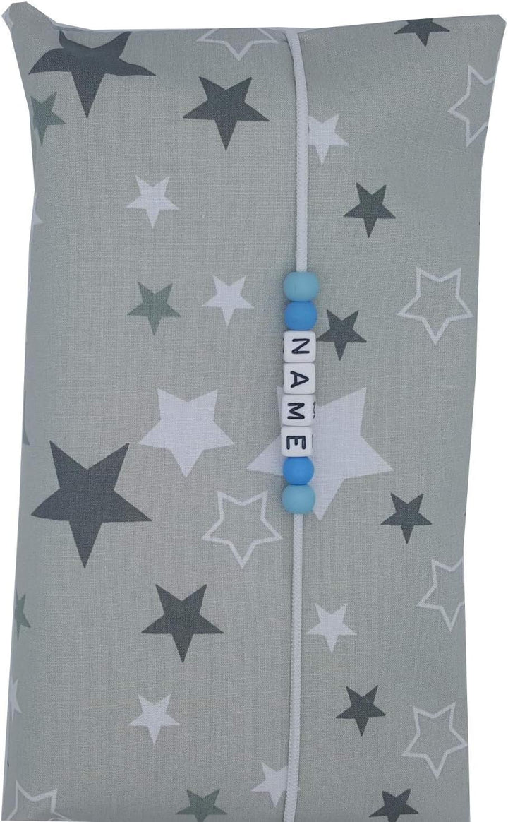 Grosse Windeltasche XXL mit Name Wickeltasche Innen glatte Baumwolle, Innen glatte Baumwolle