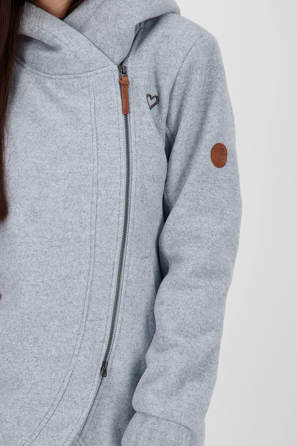 ALIFE and Kickin CarlottaAK Coat – Damen Winterjacke Parka – Mantel mit Kapuze – Perfekt für Kalte T