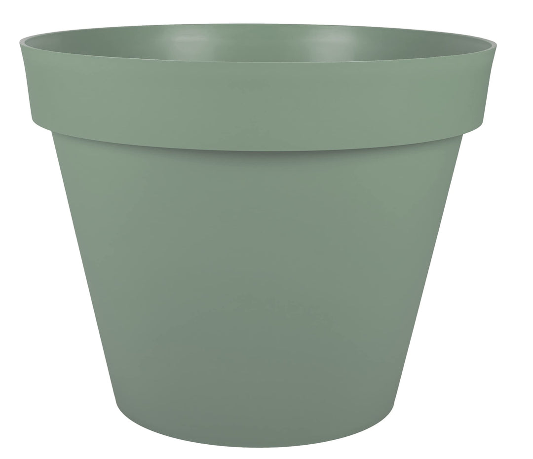 EDA - Blumentopf Toskana rund Ø 60 cm - Volumen 76 L - Ø 59 x H 47 cm - Buchtgrün Ø 59 x H.47 cm Lau