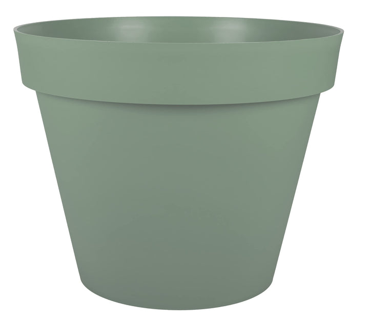 EDA - Blumentopf Toskana rund Ø 60 cm - Volumen 76 L - Ø 59 x H 47 cm - Buchtgrün Ø 59 x H.47 cm Lau