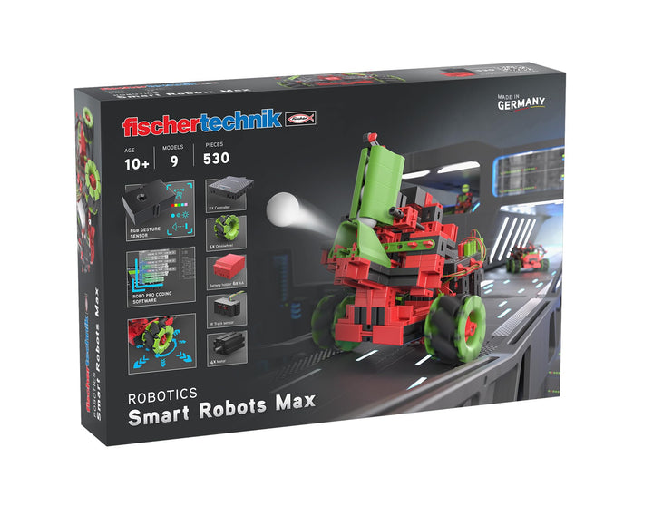 fischertechnik Smart Robots Max 564111 — Roboter-Bausatz: Programmierbare, ferngesteuerte Roboter, 9