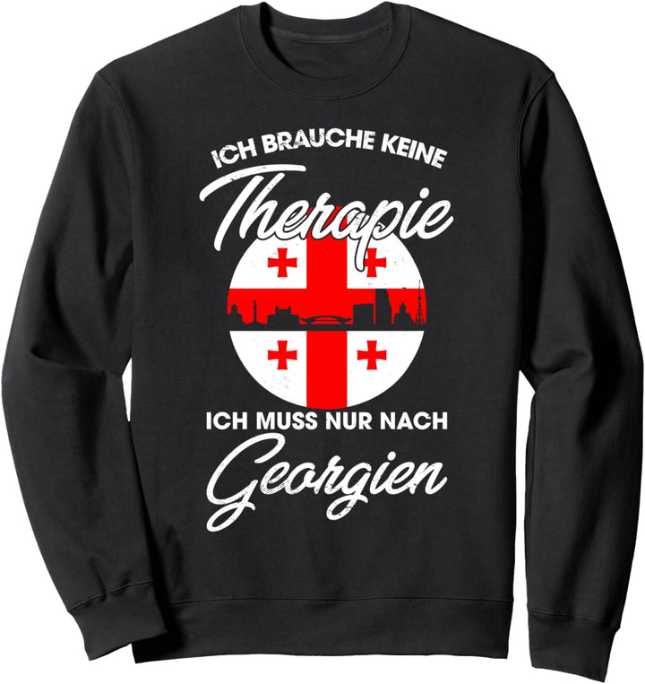 Georgische Flagge I Georgien Urlaub I Georgien Sweatshirt
