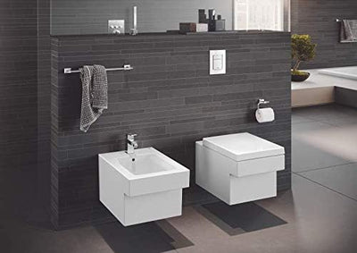 GROHE Essentials Cube- Badetuchhalter (Material: Metall, verdeckte Befestigung, 600 mm (Bohrabstand