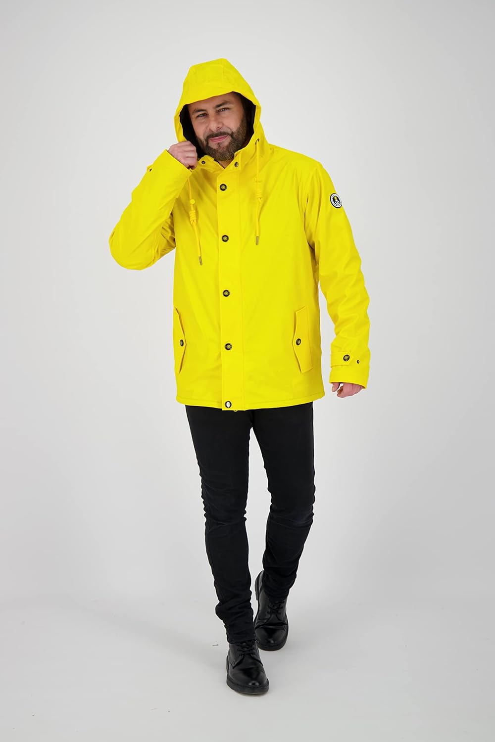 Herren Ankerglut Ankerglutreise Regenjacke, Gelb