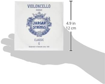 JARGAR Ce-GCM Cello Classic G-Saite, medium (1,17mm) für Cello Medium / Standard Blau // Blue, Mediu