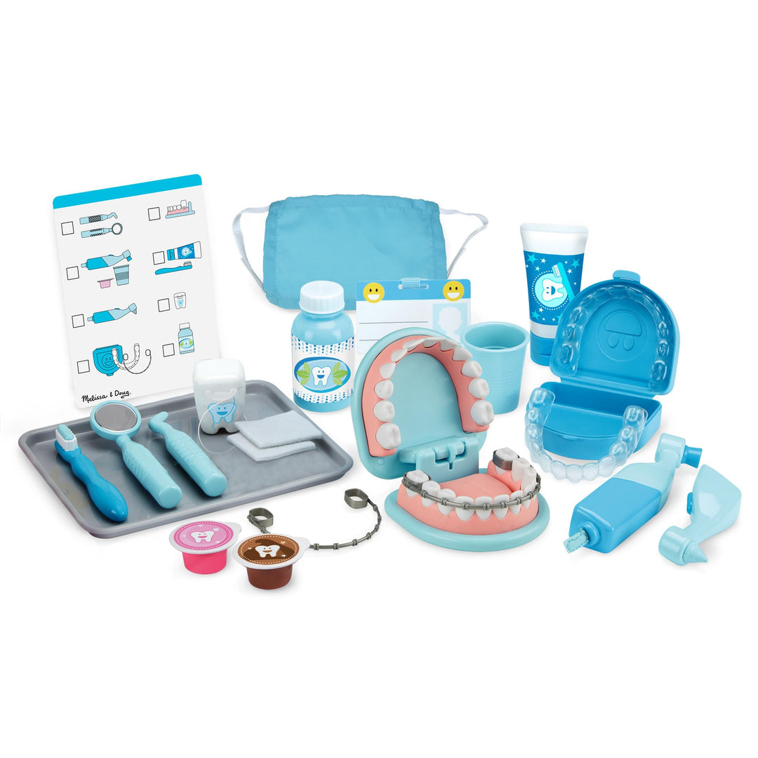 Melissa & Doug Zahnarzt Spielzeug Set Jungen & Mädchen | Geschenk für Kinder | Rollenspiele Kinder a