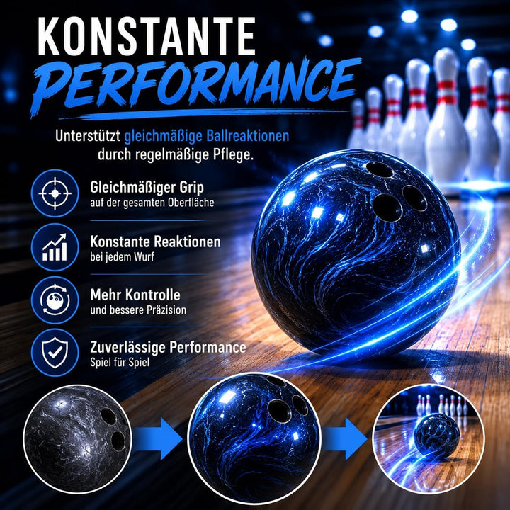 HERRLAN® Bowlingkugel Reiniger - Bowling Ball Cleaner 500 ml - Tiefenreinigung für Bowlingbälle – En