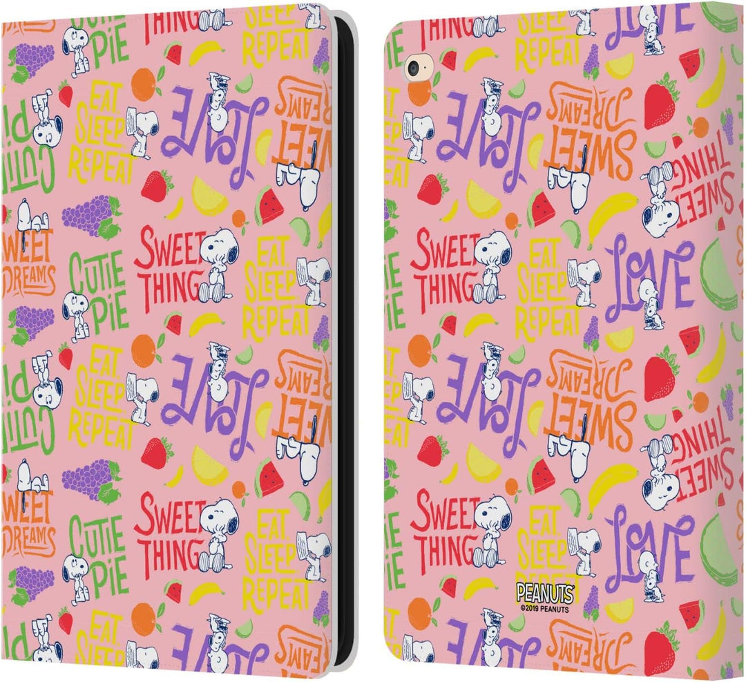 Head Case Designs Offizielle Peanuts Sueeser Snoopy Naturgemaess Suess Leder Brieftaschen Handyhülle