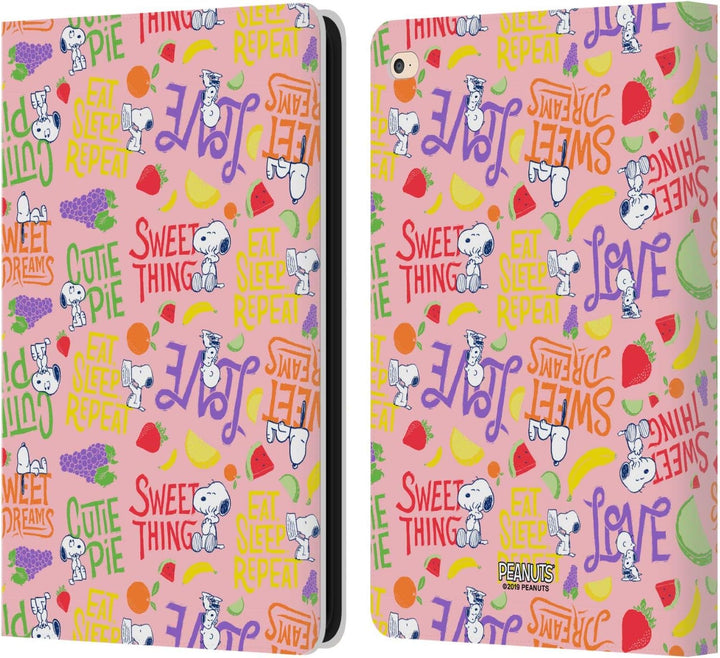 Head Case Designs Offizielle Peanuts Sueeser Snoopy Naturgemaess Suess Leder Brieftaschen Handyhülle