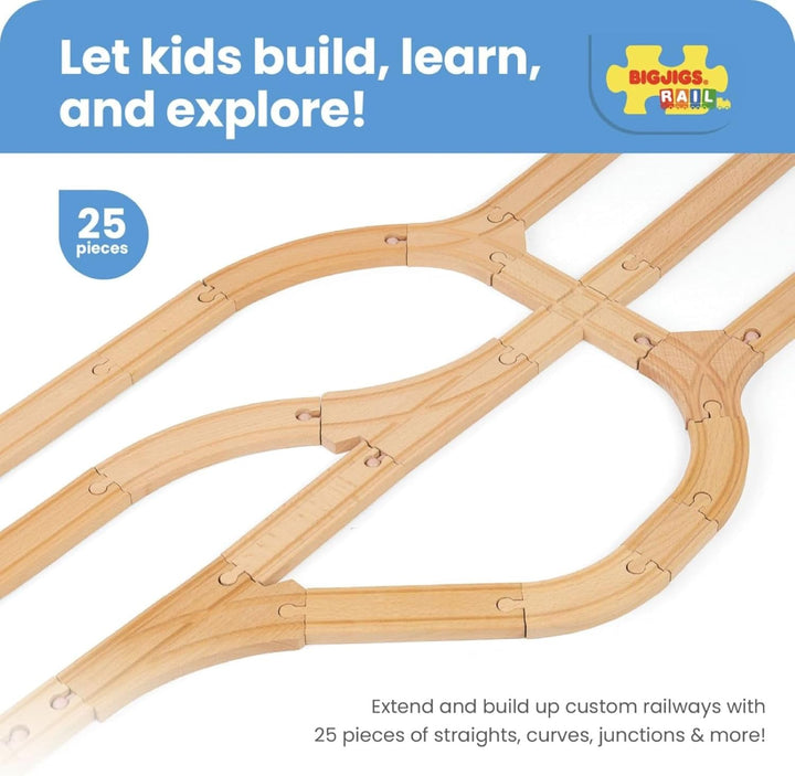 Bigjigs Rail Holzschienen Set