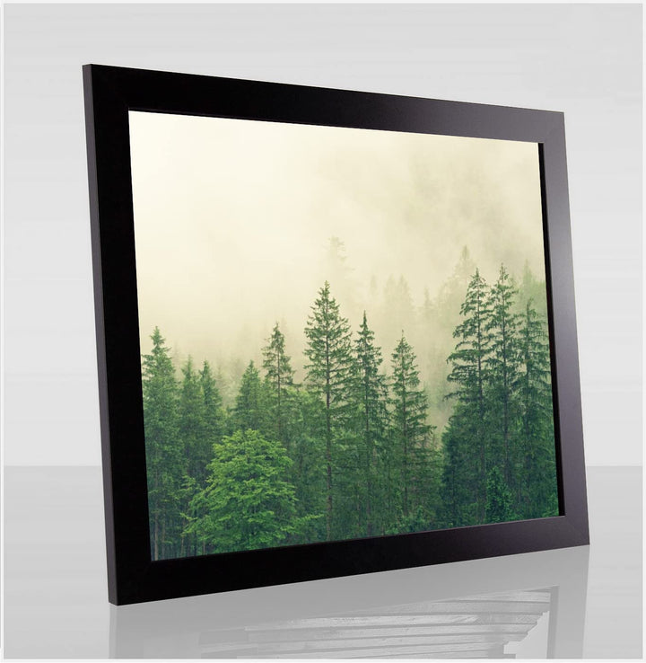 Monzetta Deluxe Bilderrahmen Posterrahmen 35x94 cm Schwarz matt cm Schritt Formatwahl 94x35 cm RW we