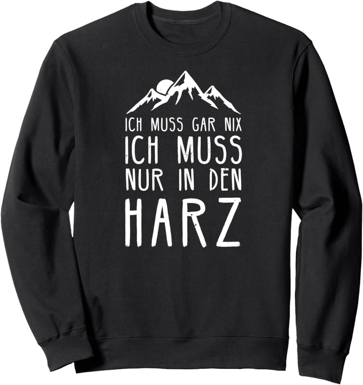 Harz I Brocken Brockenbahn Walpurgis Motiv für Harzer Sweatshirt
