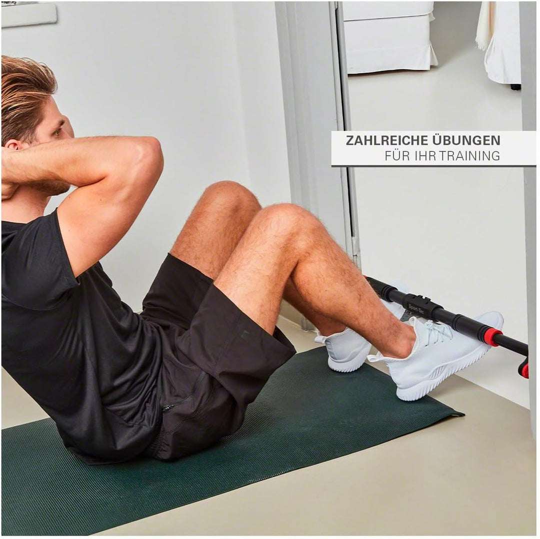 Sport-Tec Türreck Klimmzugstange Pull-Up 10.0, 65-100 cm Klimmzugbügel für Türrahmen, Pull-Up Bar oh