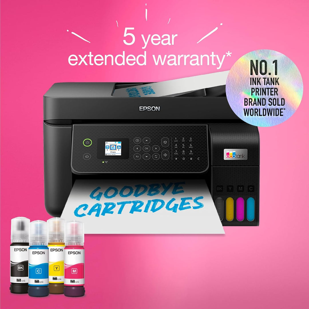 Epson EcoTank ET-4800 Drucken/Scannen/Kopieren Wi-Fi Tintentankdrucker, mit bis zu 3 Jahren Tinte im