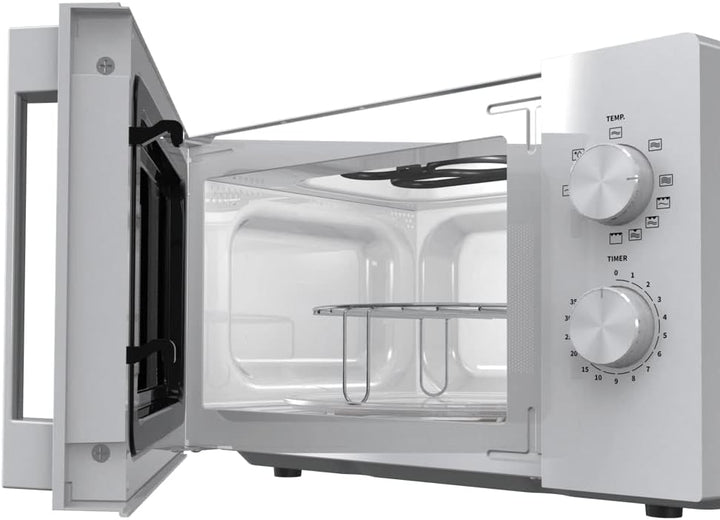 HiSense Mikrowelle H20MOWP1HG mit Grillfunktion und mechanischer Steuerung, Fassungsvermögen 20 l, L
