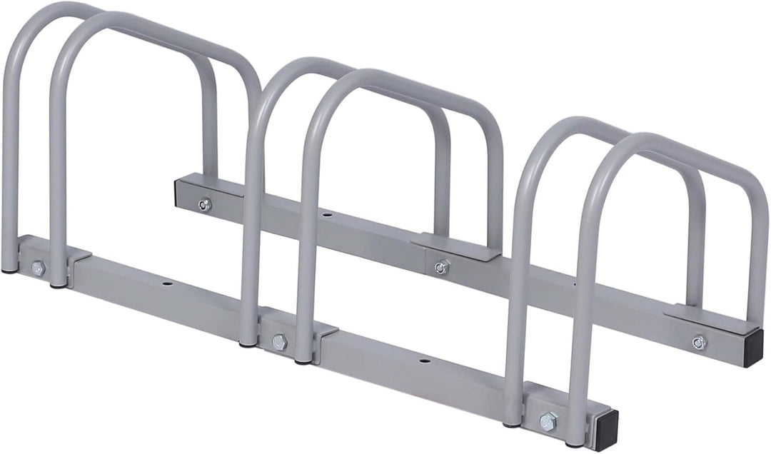 Wiltec Fahrradständer für Fahrräder und für Wandmontage geeignet Fahrradbügel 3 Räder, geschraubt, 3