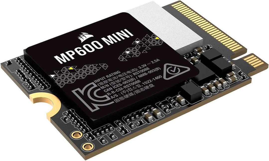 Corsair MP600 Mini 1TB M.2 NVMe PCIe x4 Gen4 2 SSD - M.2 2230 - Bis zu 4.800MB/Sek. Sequentielles Le