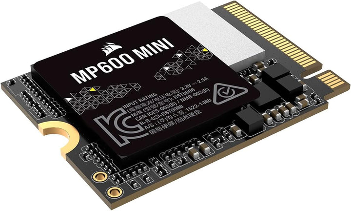 Corsair MP600 Mini 1TB M.2 NVMe PCIe x4 Gen4 2 SSD - M.2 2230 - Bis zu 4.800MB/Sek. Sequentielles Le