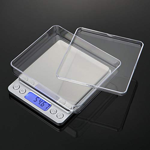 Meichoon Digital Jewelry Massstab/Küche Lebensmittel Massstab Stalhof P/500 g (0,01), High Precision