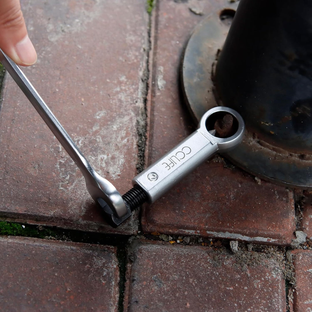 CCLIFE 9-27mm Mutternsprenger-Satz 4-tlg Nuss Splitter Mutter Entferner Extraktions Werkzeug zum Ent