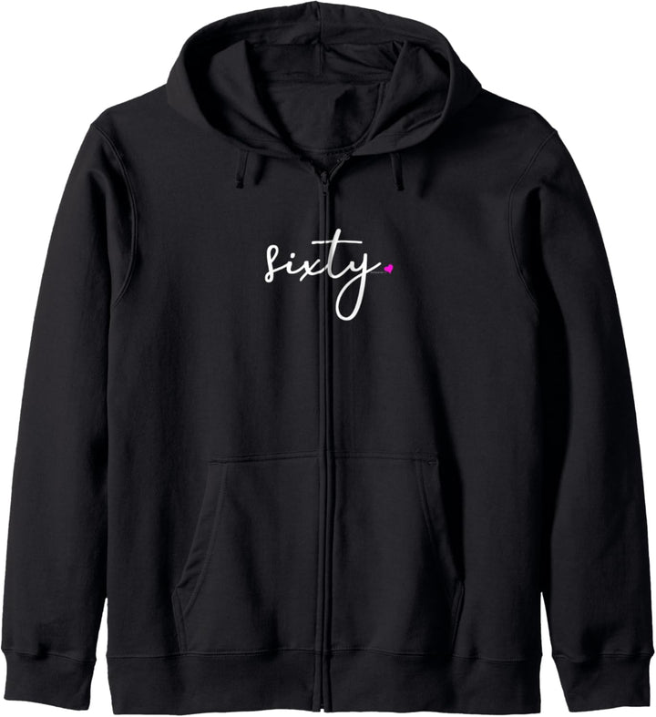 60th Birthday Gift Ideas for Her Women | Sixty Design Party Kapuzenjacke