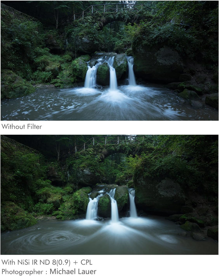 NiSi Neutral-Graufilter 75x80mm IR ND8 0.9 (3-Blenden) ND Filter ND 8, ND Filter ND 8