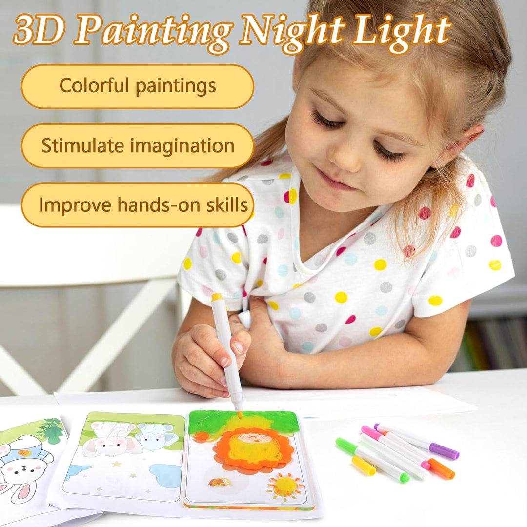 TXErfolg LED Notiztafel mit Farben, Leuchtendes Led Zeichenbrett für Kinder, 20x15cm Acryl Notiztafe