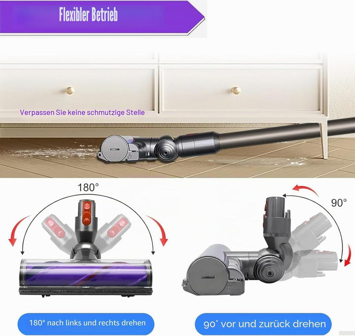 Elektrische Bürste kompatibel für Dyson V7 V8 V10 V11 V15 SV10 SV11 SV12 SV14，Ersatzteil Direktantri
