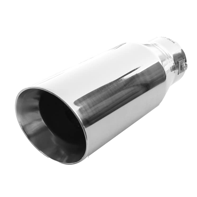 Auspuffblende Rund Endrohr Edelstahl Auto Endrohrblenden Auspuffendrohr Auspuffrohr Tuning Universel