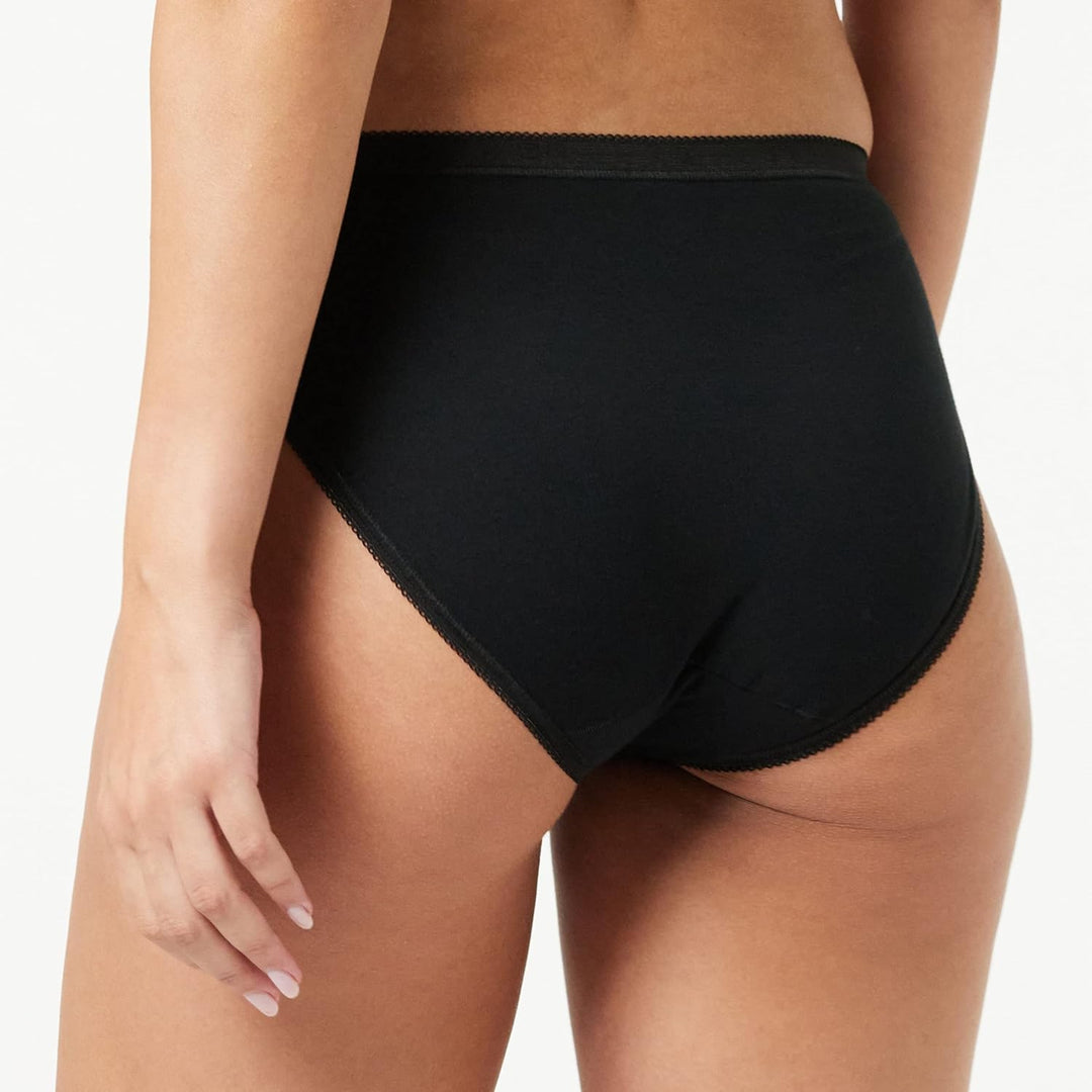 Sloggi Damen Slip (4er Pack), Schwarz