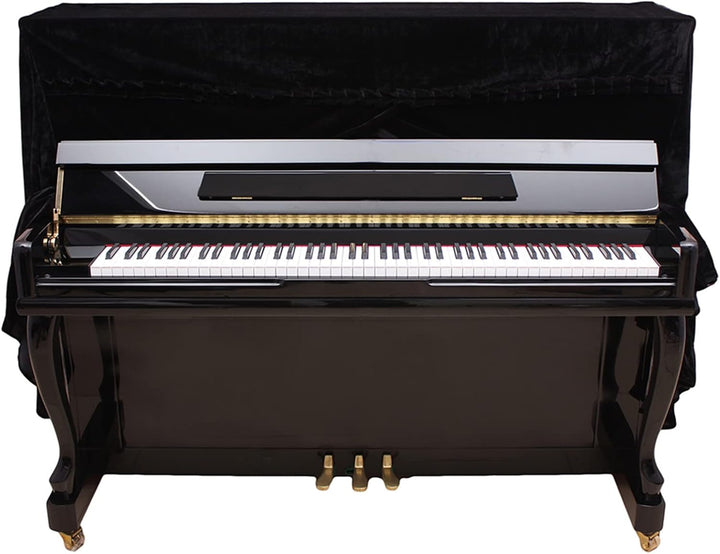 Klavier-Staubschutz, Weicher Pleuche-Aufrechter, Vollständiger Schutz für Instrumente, Dekoration, S