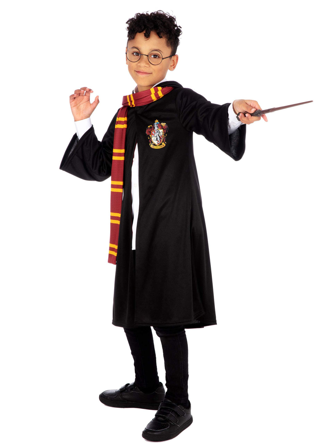 Harry Potter Kostüm | Gryffindor Umhang für Jungen | Hogwarts Zauberer Kostüm Kinder 140, 140