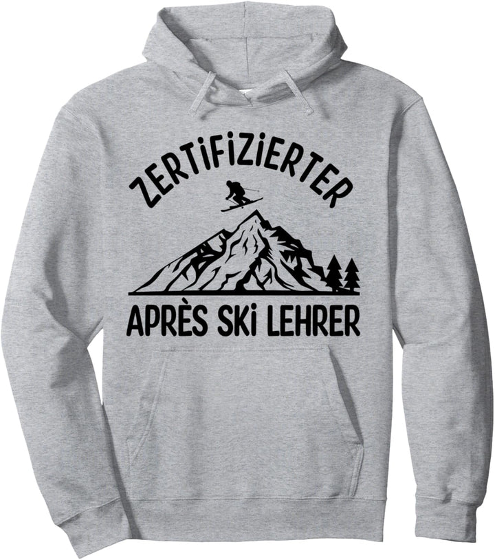 Zertifizierter Apres Ski Lehrer Kleidung Ski Party Skifahren Pullover Hoodie