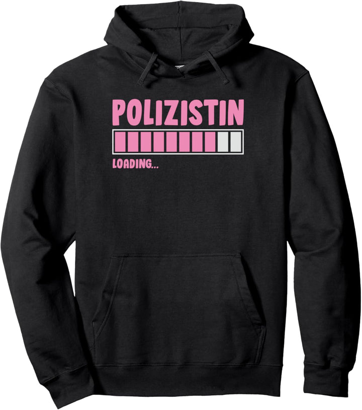 Werdende Polizistin Beruf Polizei Studium Ausbildung Pullover Hoodie