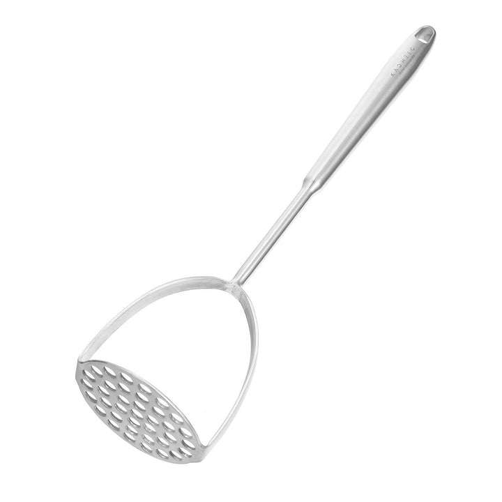 Edelstahl Kartoffelstampfer mit Langem Griff Robustes Küchenutensil für Kartoffelpüree Gemüse Frucht
